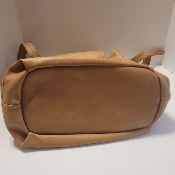 Just Fab Womens Shoulder Crossbody Handbag Faux - Picture 7 of 7